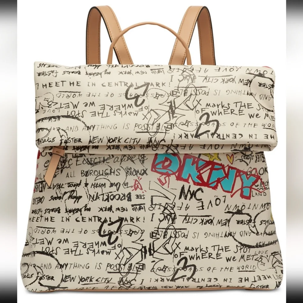 DKNY Tilly Graffiti Backpack‎